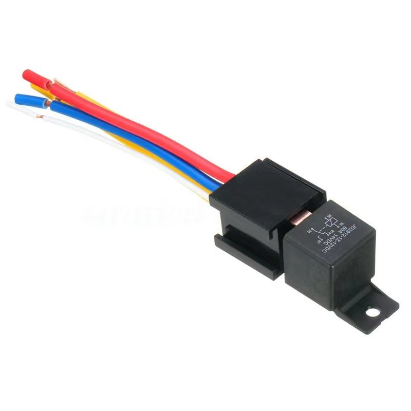 Auto Relay With Wire Plastic Back Switch -12V Relay Switching Car Truck Starter Relay
