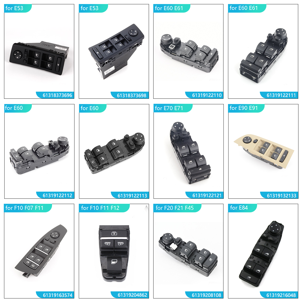 ShungTak Wholesale Spare Parts Window Control Switch Power Window Switch for G-Class X463 Master Switch 4638202210 A4638202210