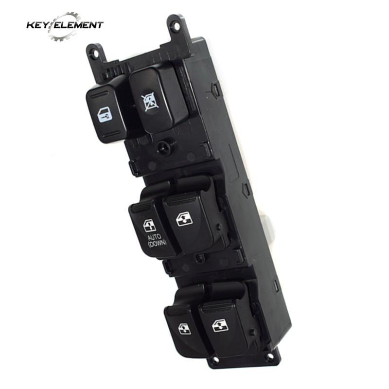 KEY ELEMENT High Quality Car Control Window Switch Lifter Electric Power Window Control Switch 93570-1E111 for Hyundai Accent