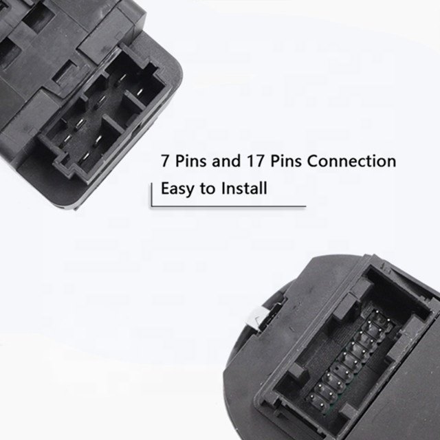 Automotive Power Window Switch Assembly Electronic Rear View Mirror Button 6554WA 96622541XT for Peugeot 206 306 Lifter Switch
