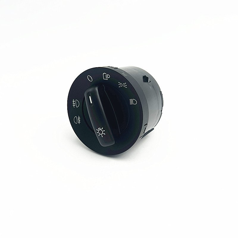 JHC002B 1K0941431N 1K0 941 431N 4-File Black Plastic Knob Front Rear Fog Lights Headlight Switch for VW Golf Sagitar New