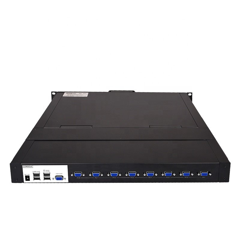 MT-VIKI 19 Inches LCD Kvm Switch 8 Port VGA, MT-VIKI RACK KVM Console Drawer 8x1