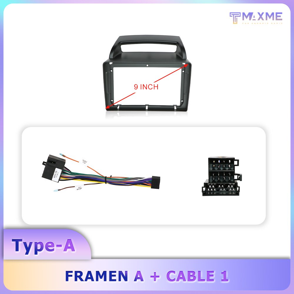Hot Sale 9 Inch Auto Dvd In-dash Frame Kit for KIA VQ 2006-2013 Car Radio Stereo Car Accessories Android Frame Panel
