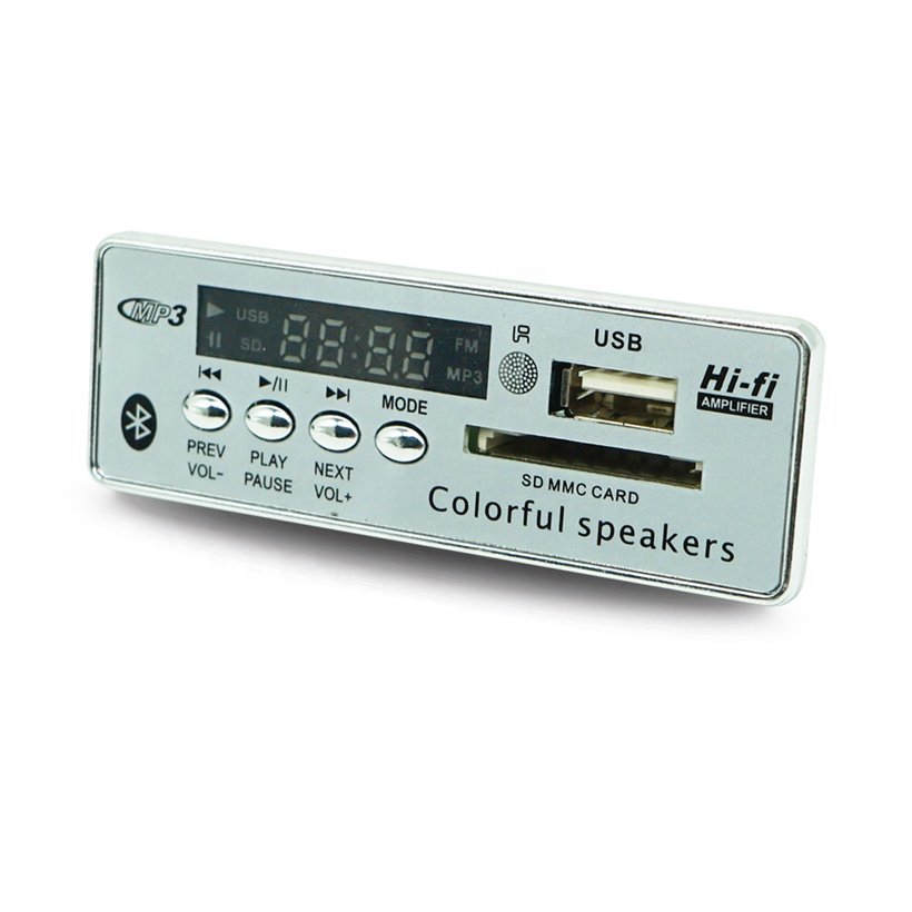 SD Card Car FM Radio PCB Circuit Decoder Board 12V Bluetooth MP3 Player Bluetooth Speaker Module Kit