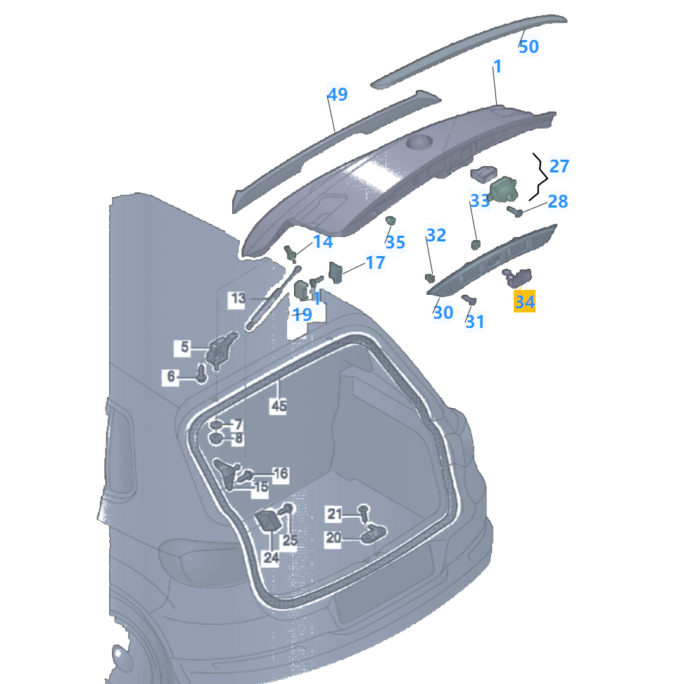 5ND827566C Automatic Tailgate Switch 5ND 827 566 C 5N0827566AB 5N0827566AH 5N0827566G 5N0827566A 5N0980551 for for vw Skoda