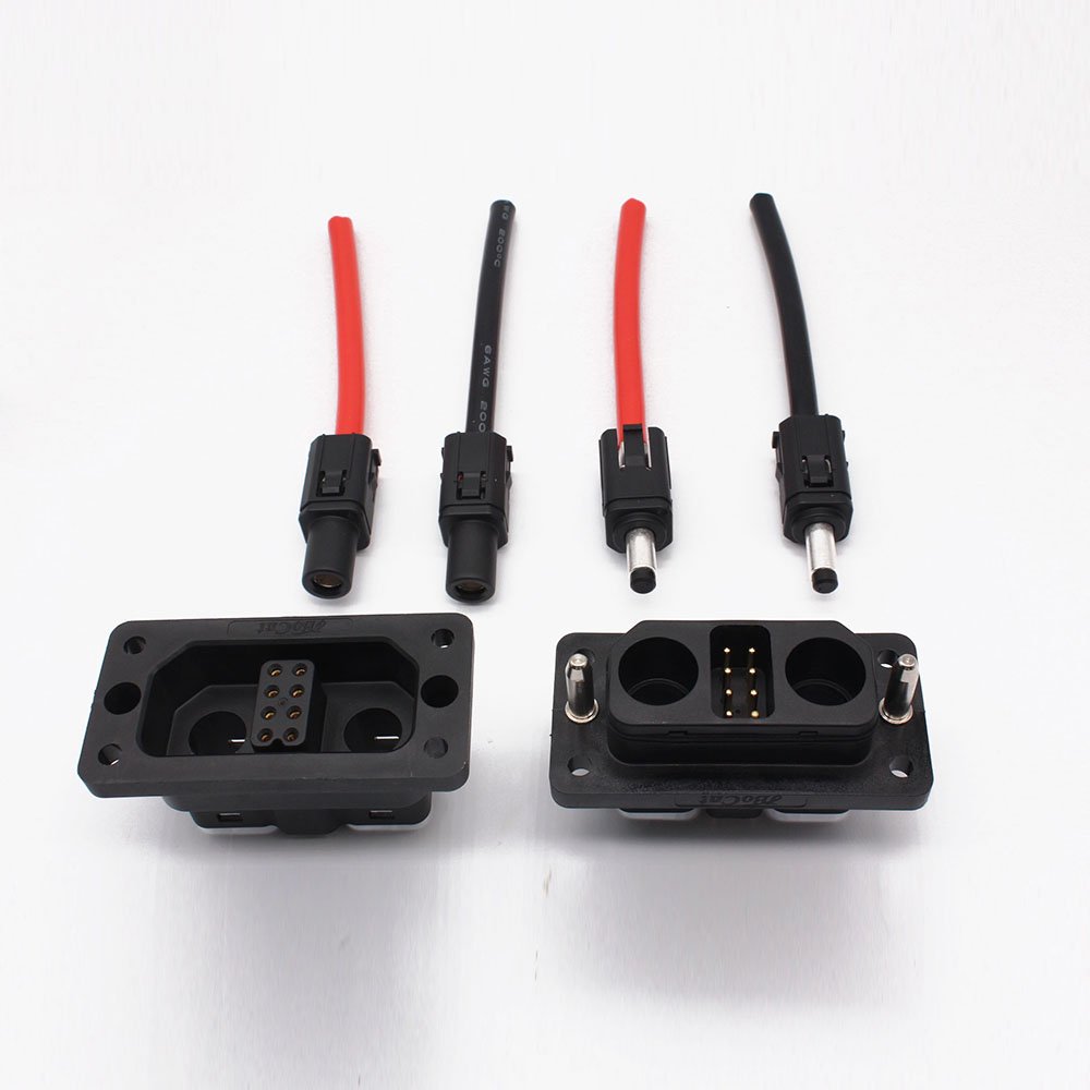 Electric Vehicle Switch Cabinet Connector With Anti-dull Keyway Energy Storage Stacked Male and Female