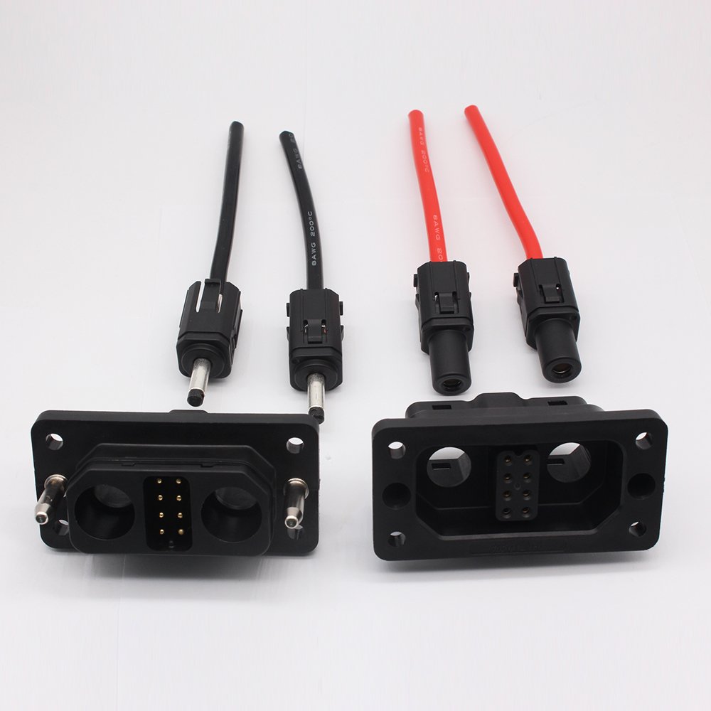 Electric Vehicle Switch Cabinet Connector With Anti-dull Keyway Energy Storage Stacked Male and Female