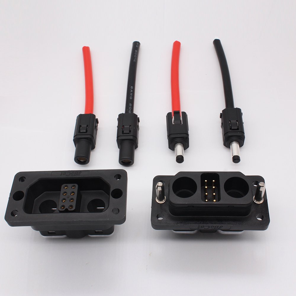 Electric Vehicle Switch Cabinet Connector With Anti-dull Keyway Energy Storage Stacked Male and Female