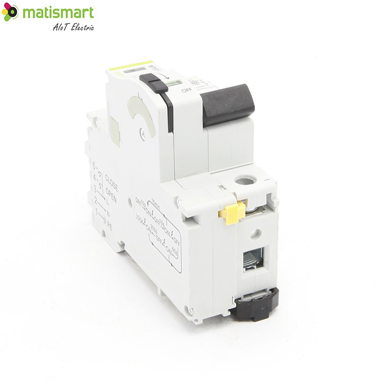 Matis MT53RA Smart 1 Pole Elcb 60a Resettable Automatic Miniature Circuit Breaker
