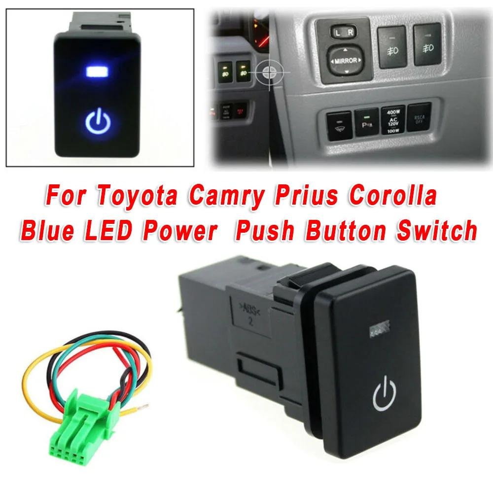 12V On-Off Toyota Corolla Push Switch LED Light Bar 4Runner 03-09 Land Cruiser 2023 Push Button