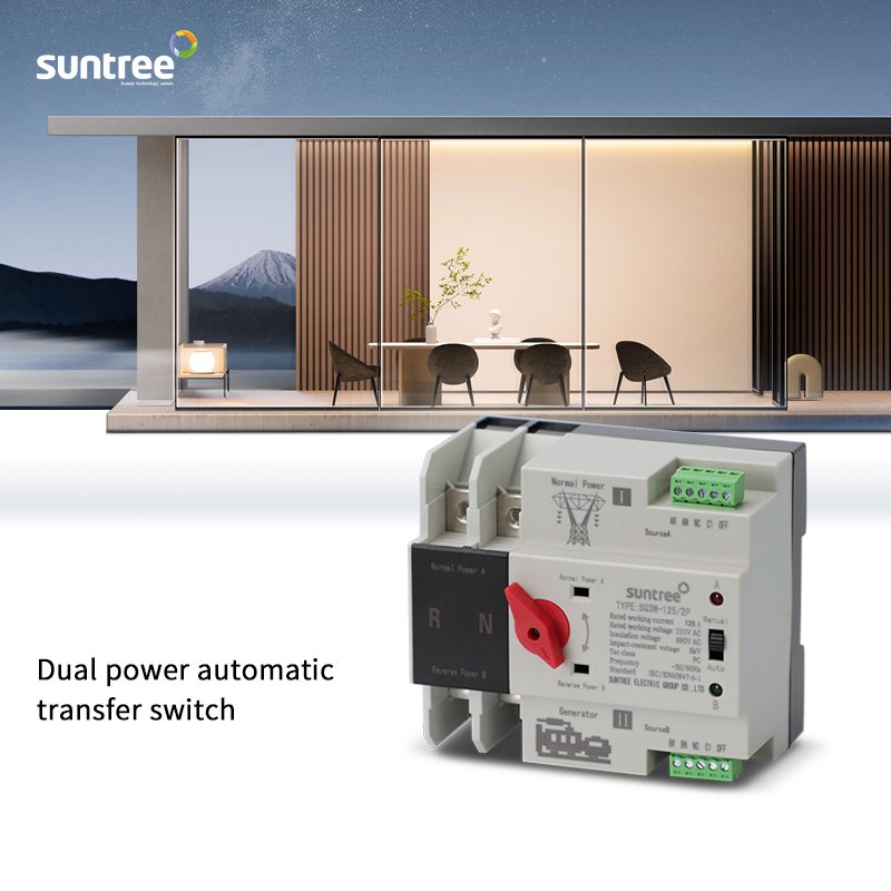 Best Price Cb Class Type Automatic Transfer Switch for Generator 100A 400V Change Over Switch Automatic Ats Dual