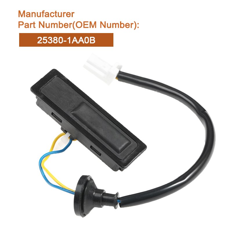 Tailgate Trunk Release Opener Switch 253801AA0B 25380-1AA0B for Nissan Murano 2008-2014