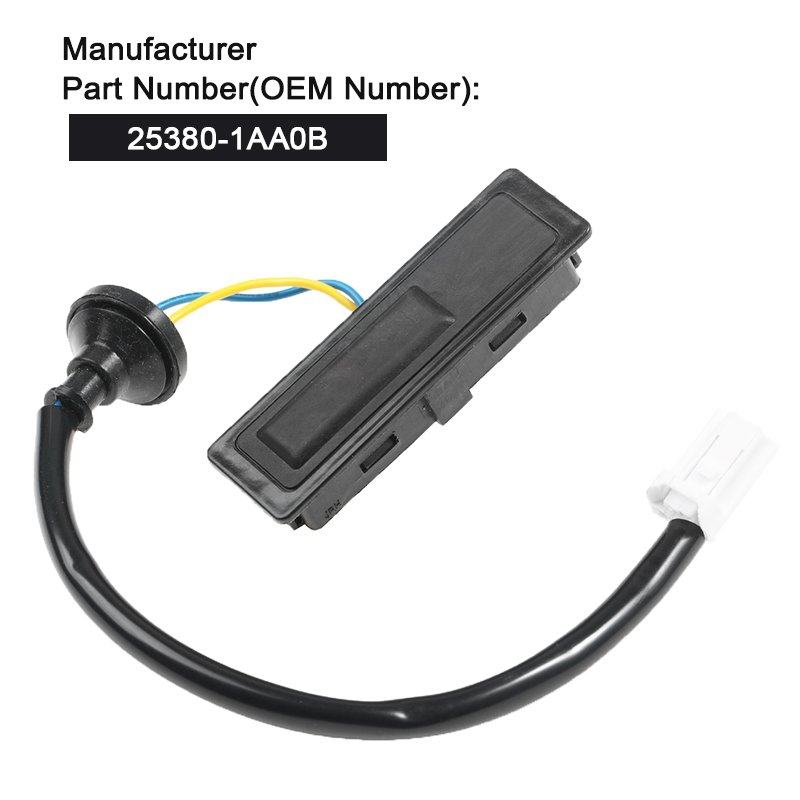 Tailgate Trunk Release Opener Switch 253801AA0B 25380-1AA0B for Nissan Murano 2008-2014