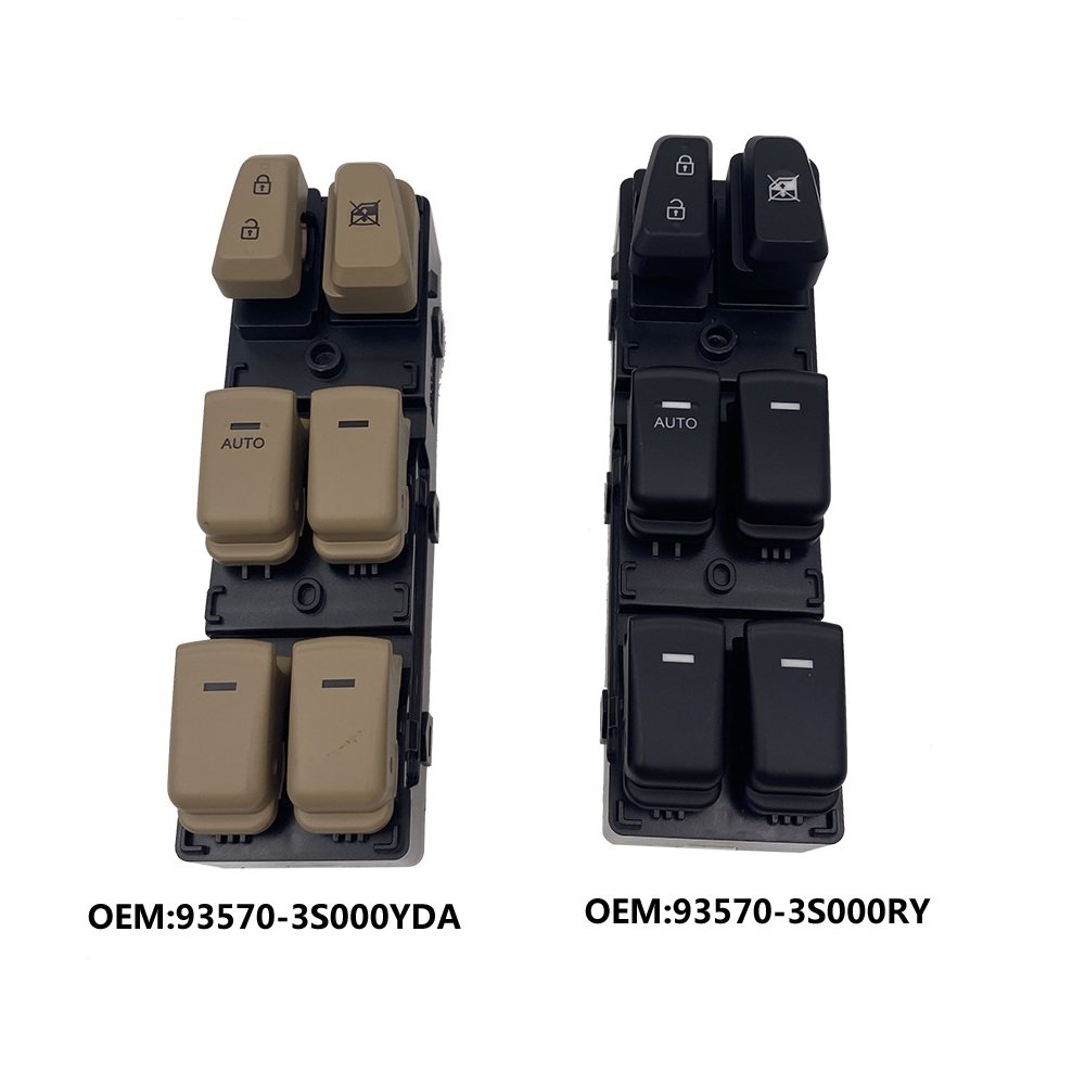GZTY Excellent Quality Cheap Automotive Main Driving Glass Lift Control Switch for Hyundai Sonata 93570-3S000YDA