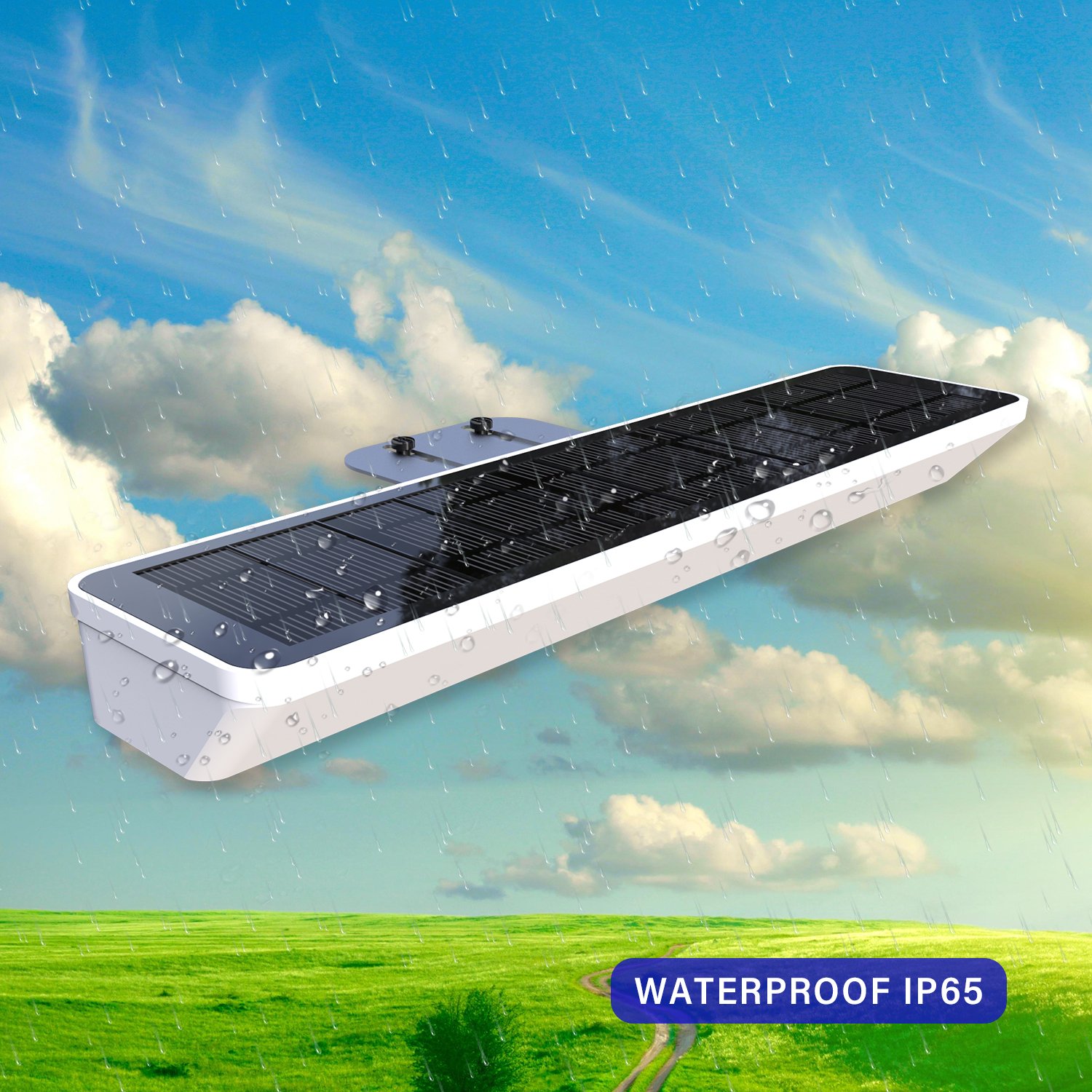 2 Pack Signage Solar Power Billboard LED Lighting Solar Wall Led Light for Outdoor Sign Real Estate Sign Light Housenumer