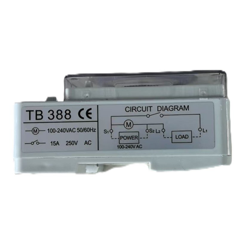 TB388 Industrial Mini Auto Timer 15 Minute Minimum Countdown Mechanical and Electronic Digital with Battery