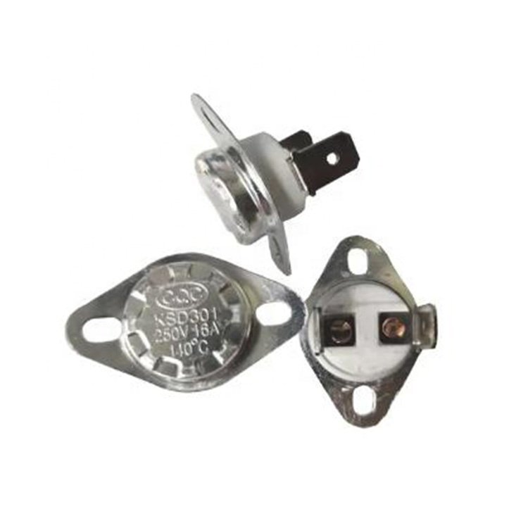 Fully Certificated KSD301 Automatic Reset Bimetal Temperature Controller for Sandwich Toaster