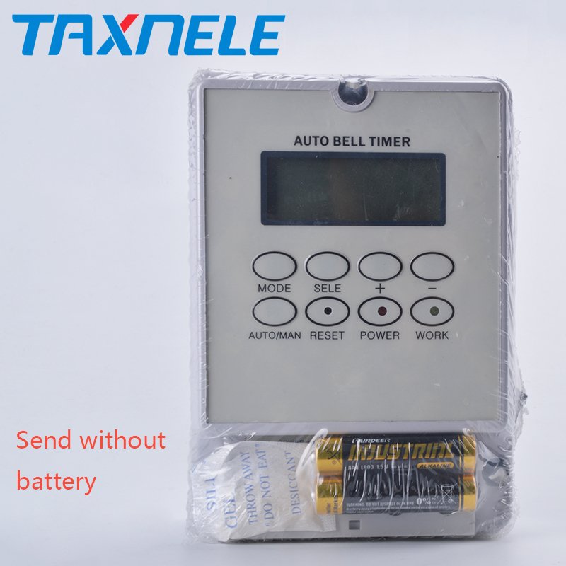 Auto Bell Ring Timer Controller School 220V ZYT08 with ,80 Times One Day,6,8,10,12 Inch