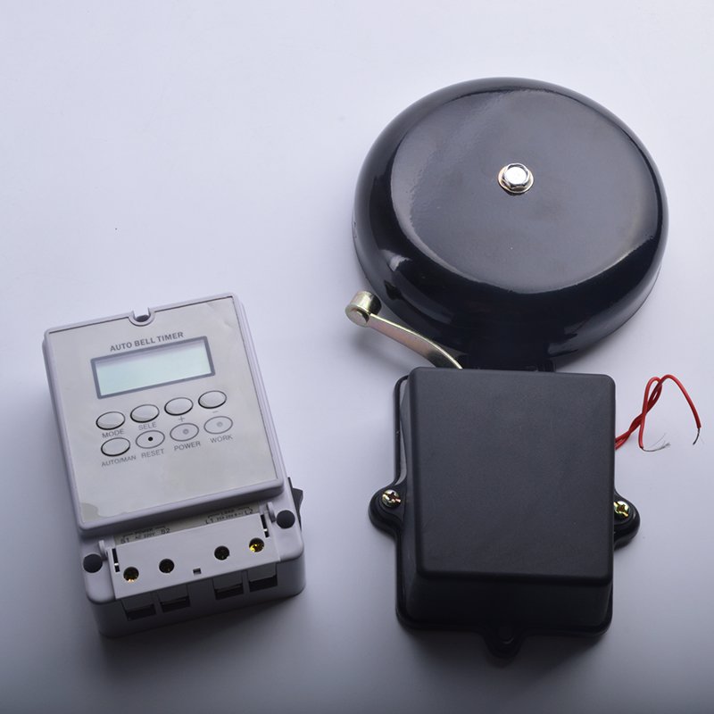 Auto Bell Ring Timer Controller School 220V ZYT08 with ,80 Times One Day,6,8,10,12 Inch