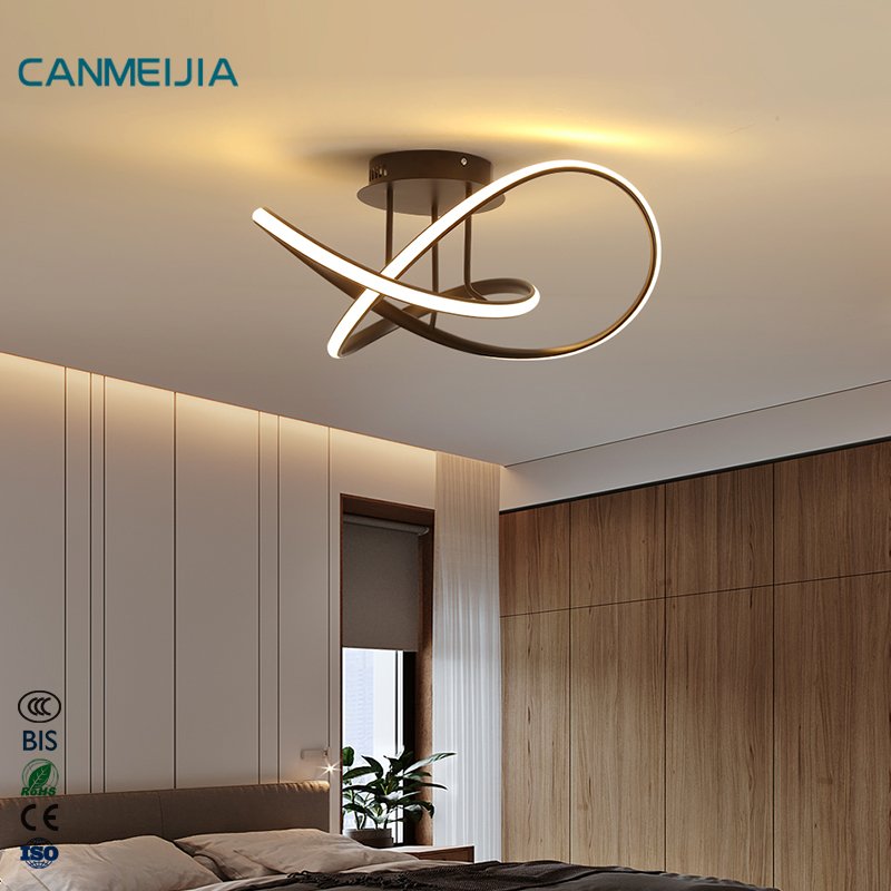 40W Led White Modern Office Round Ceiling Living Room Light Black Lighting Ceiling Lamp Livingroom/Ceiling Led Light
