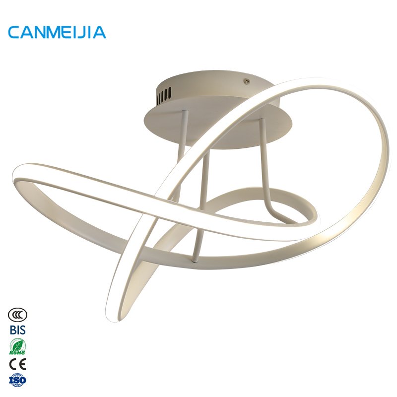 40W Led White Modern Office Round Ceiling Living Room Light Black Lighting Ceiling Lamp Livingroom/Ceiling Led Light