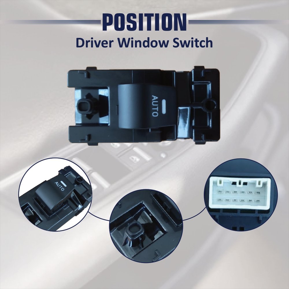 Exceptional Quality Passengers Side Power Shelly Parts Fit Auto Window Switch Car for Hyundai Loniq