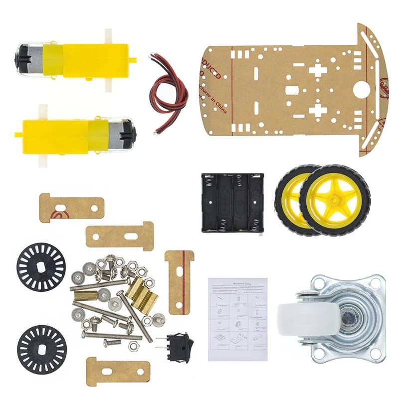 Four Wheel 4WD Intelligent Car Kit DIY Two Wheel 2WD Intelligent Car DIY Kit Tracking Bluetooth Car