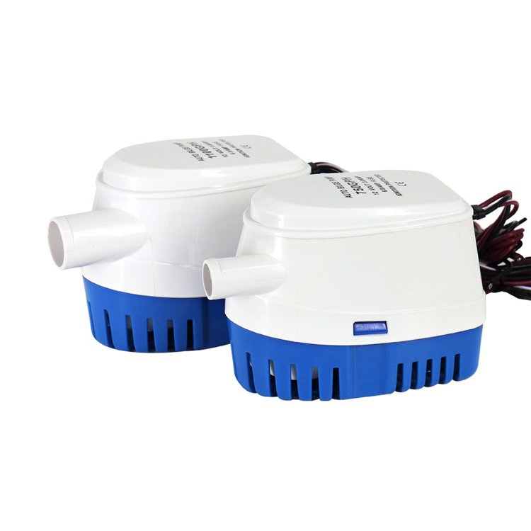 Submersible Small Boat Bilge Pump 12v 750GPH Auto with Float Switch 3/4 Inch (19mm) Outlet Dia Bilge Pumps for Boats