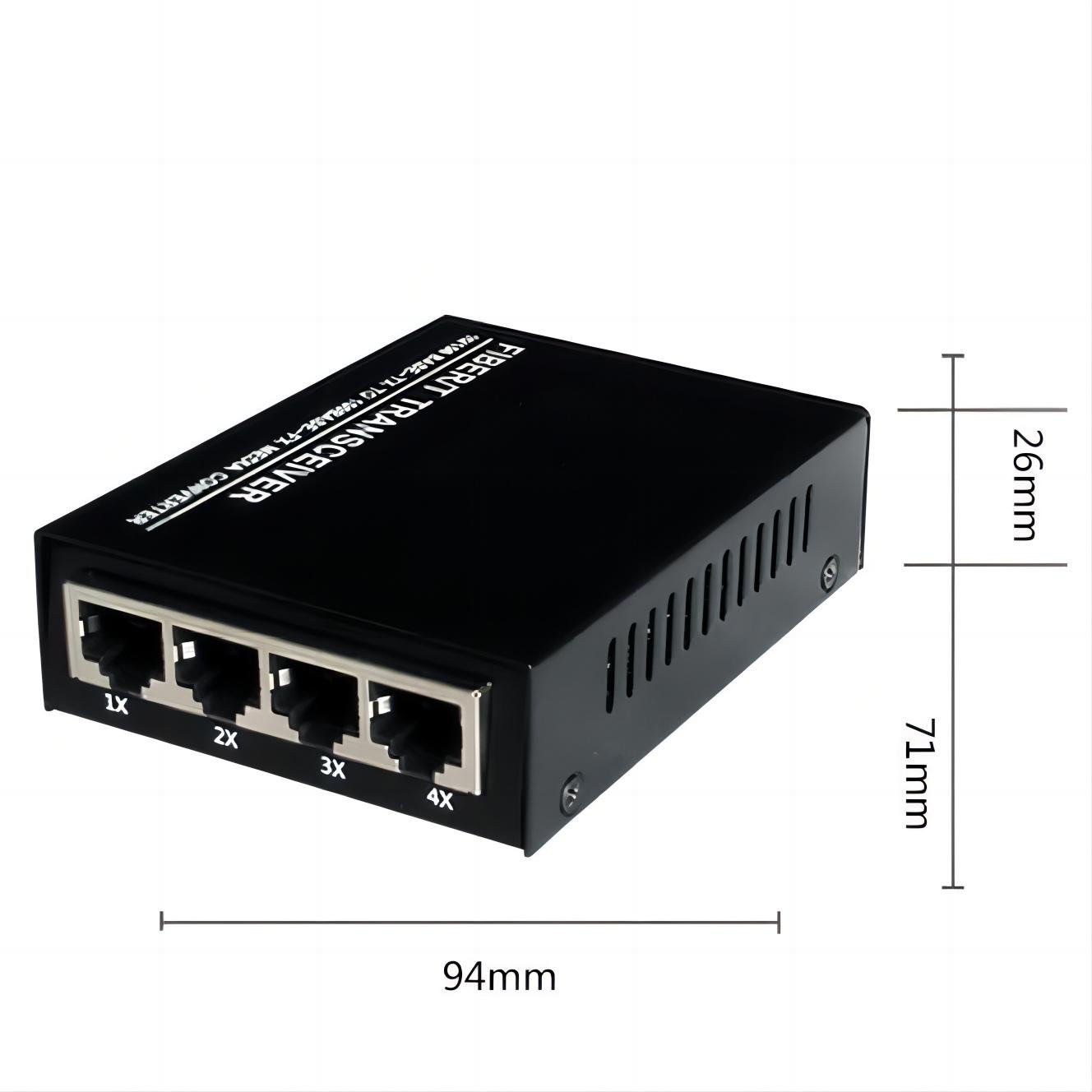Ethernet Switch Fiber Optic Transceiver 100mbps/Gigabit Network Ethernet Switch Fiber Optical Media Converter Pair