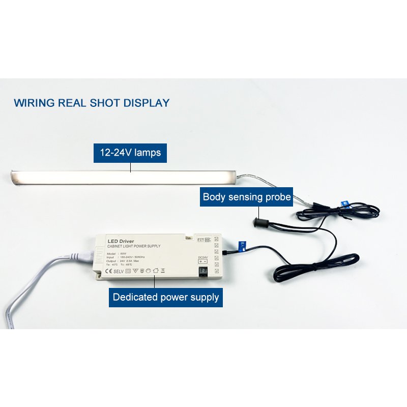 Customisable 12V 5A PIR Motion Sensor Switch LED Light Dimmer Cabinet Wardrobe Door Auto On-Off Inductive Door Sensor Switch