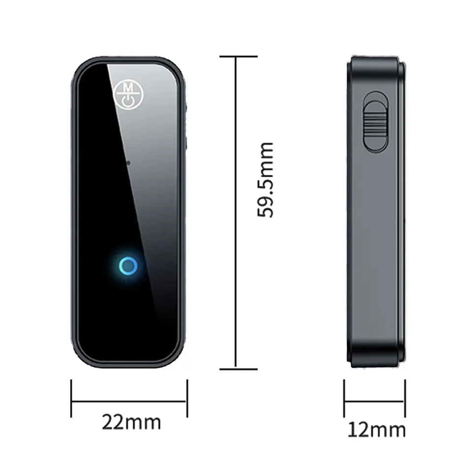 Car Portable Hands-free Bluetooth 5.0 Audio Receiver 3.5 mm bluetooth Transmitter bluetooth Plug in for Car