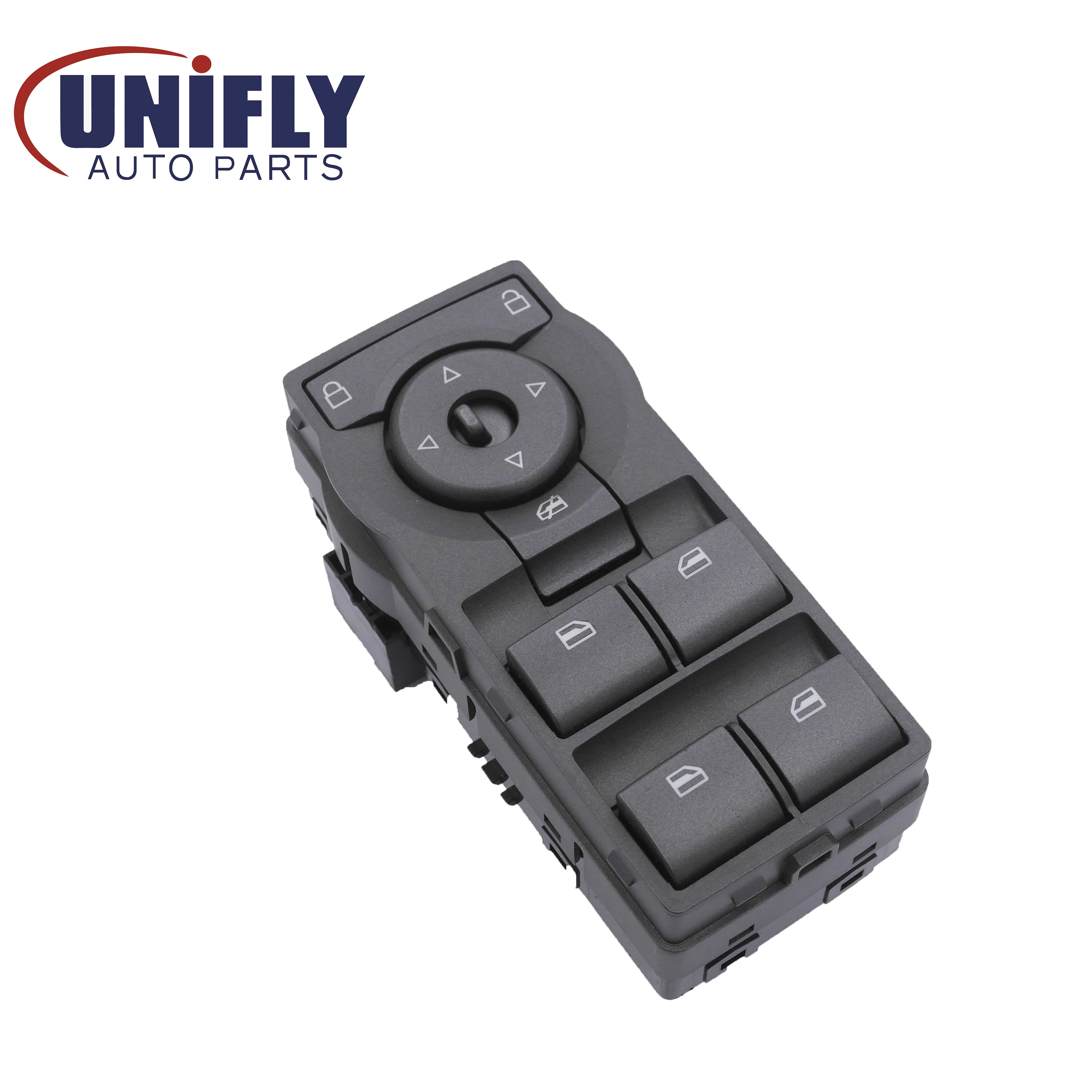 UNIFLY Auto Parts Electric Power Window Switch for 2008-2009 PONTIAC G8 GT GXP 4 Way 92247215 WHITE LIGHT