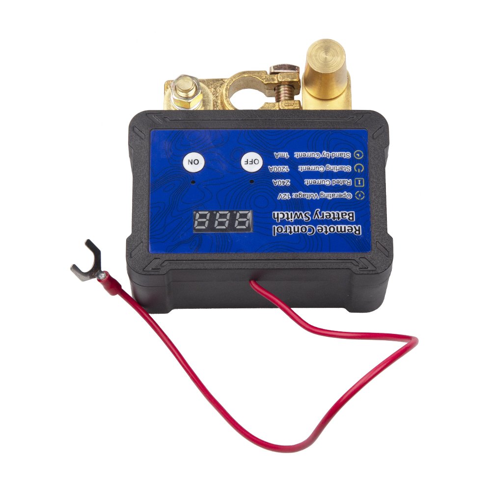 Factory Wholesale 2024 New Type 12V 240A Manual Remote Battery Disconnect Switch Electromagnetic Holding Category Switches