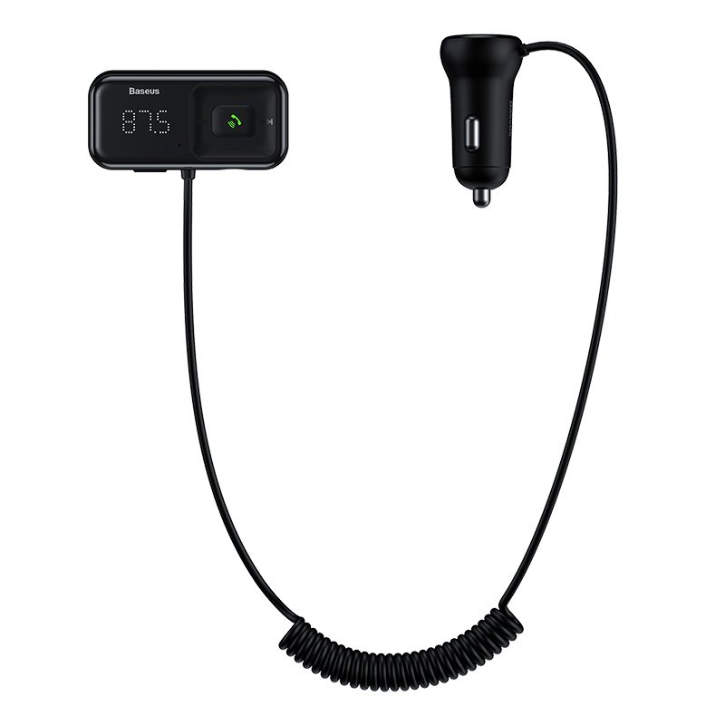 Baseus FM Modulator Transmitter BT5.0 Radio T Typed 3.1A USB Wireless MP3 Car Charger Handsfree Car Kit Aux Audio FM Transmitter