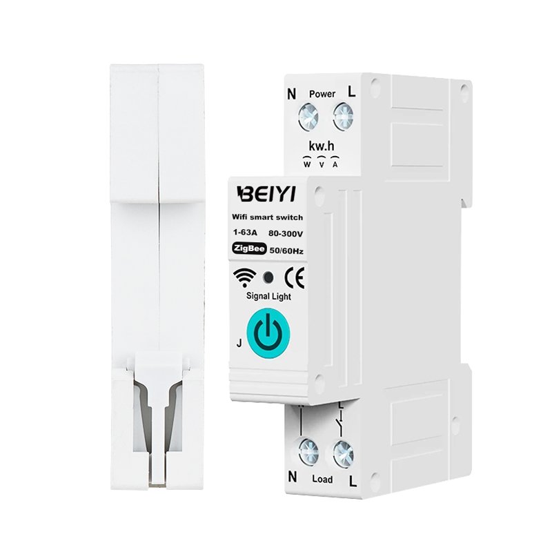 Tuya 1p Mcb Automatic Switch and Wifi Remote ZigBee Smart Life 220v Auto Recloser Mcb Circuit Breaker