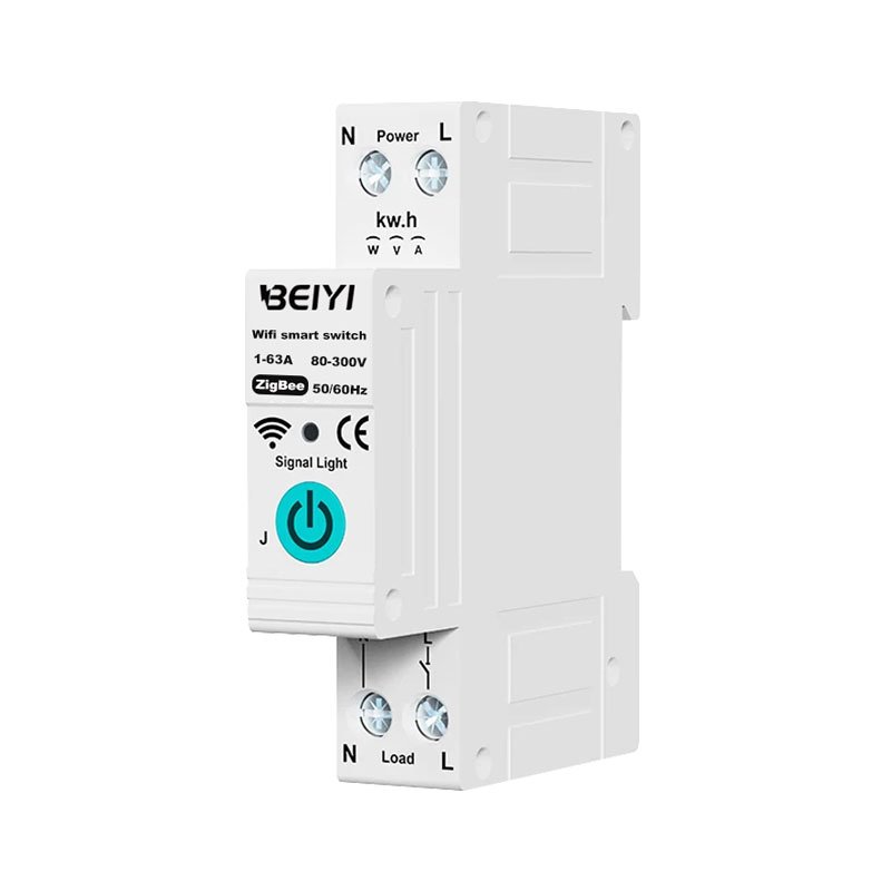 Tuya 1p Mcb Automatic Switch and Wifi Remote ZigBee Smart Life 220v Auto Recloser Mcb Circuit Breaker