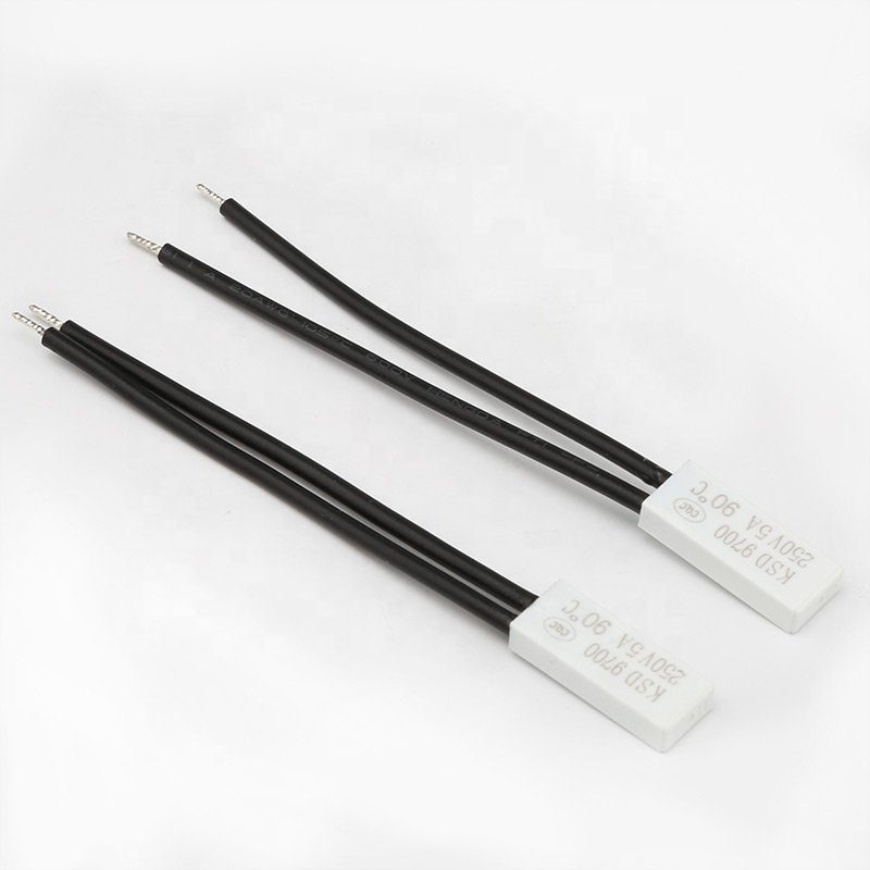 KSD9700 Electric Bimetal Thermostats 250V 5A 40C 60C 70C 80C 90C 100C NO NC Thermal Switch Overload Protector Floor Household
