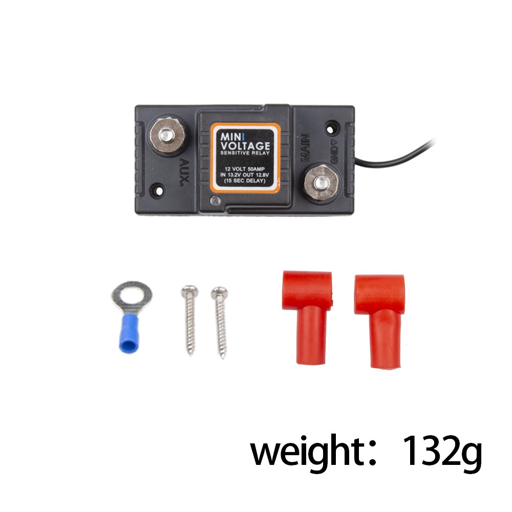 Mini Smart Dual Isolator Battery Switch 12V 80A to 100A Max. Current Voltage Sensitive Relay