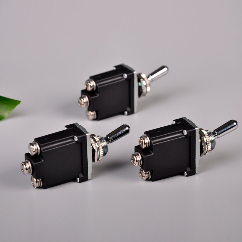 Toowei T501BL Screw Insert Terminal 3pins M12 Single Pole ON-ON Toggle Switch Auto Reset Toggle Switch