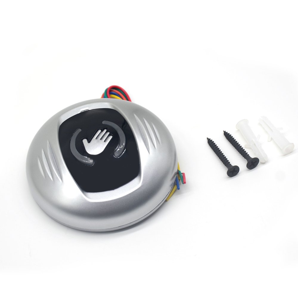 Touchless Hand Wave Detection Sensor Switch Automatic Gate Access Control ABS Material for Indoor Use