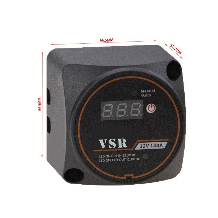 JIAHUA H1.5 Dual 12V 90-120 Amp Smart Battery Isolator 90% Efficiency Voltage Display Switches Product Category