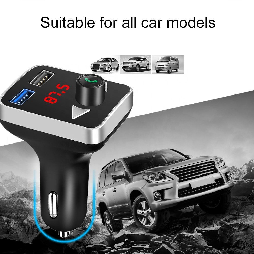 Auto Spare Parts Wireless FM Transmitter SD Card Car Mp3 Player 2 USB Car Charger bluetooth Car Kit