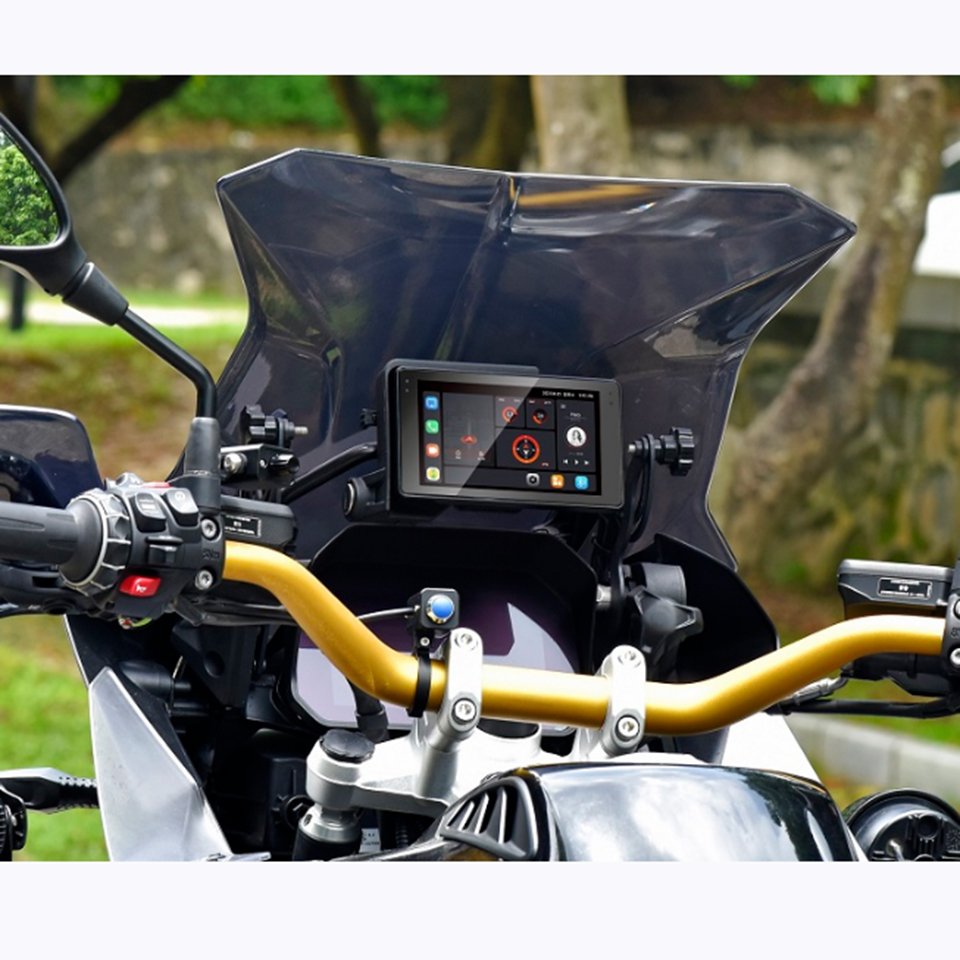 Car Upgrade Solution Motor CarPlay Android Auto Smart Screen for BMW Motorcycle 1250GS 1250avd R1200gs F850 F750 Navigation Kit