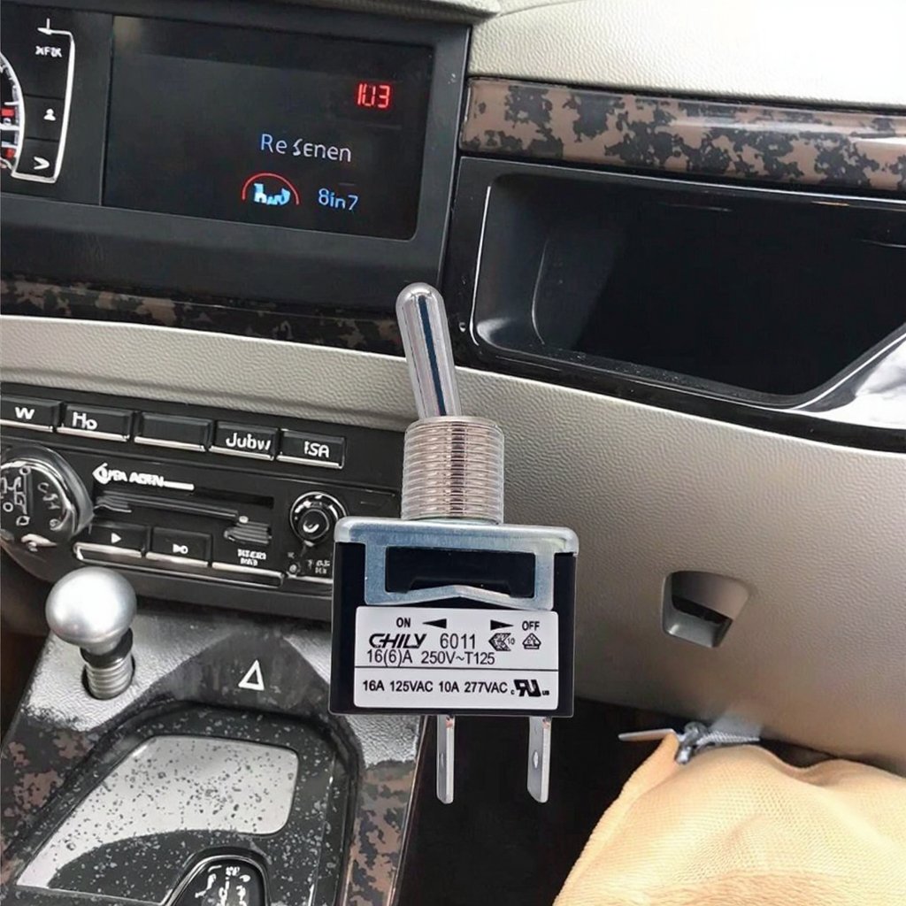 UL16A 125V 2 Pin ON-OFF SPST Toggle Switch for Auto Parts