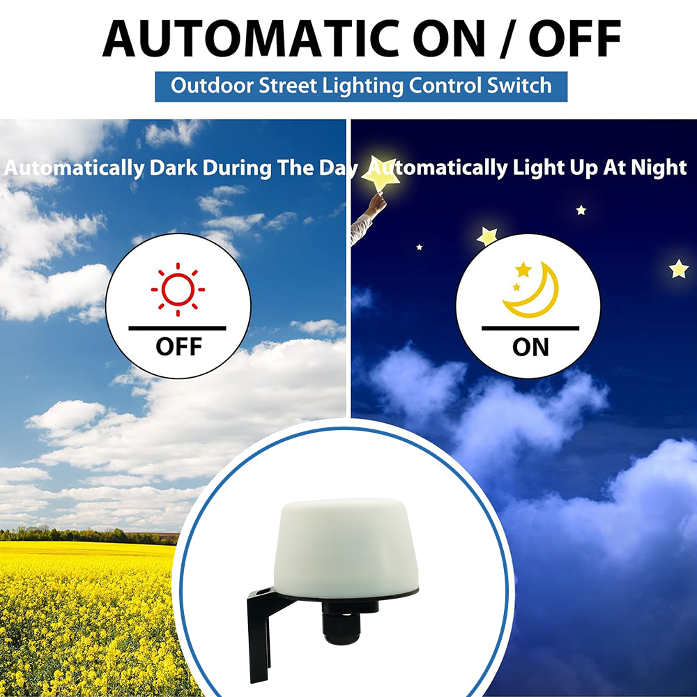 CNRIYA 8A Auto on Off Electronic Photocontrol Photocell/Photoswitch/Fotocontrol/Photocontrol/Day Night Switch for Outdoor Light