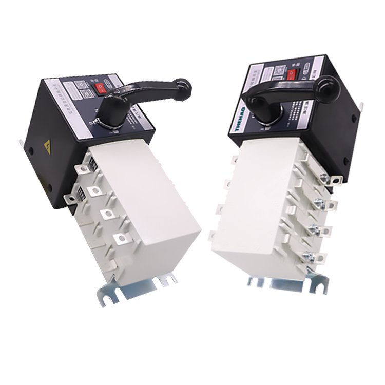 3P/4P 100 Amp 250 Amp 500 Amp AC Auto&Manual Transfer Switch Double Power Automatic Transfer Switching