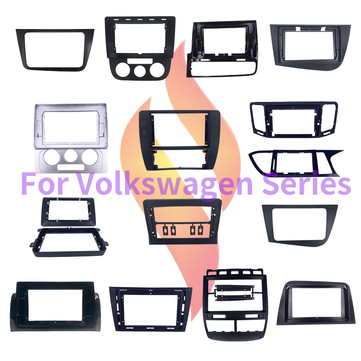 10 Inch Car Frame for Nissan X-TRAIL Navigation Dashboard Frame Radio Android Frame Kit