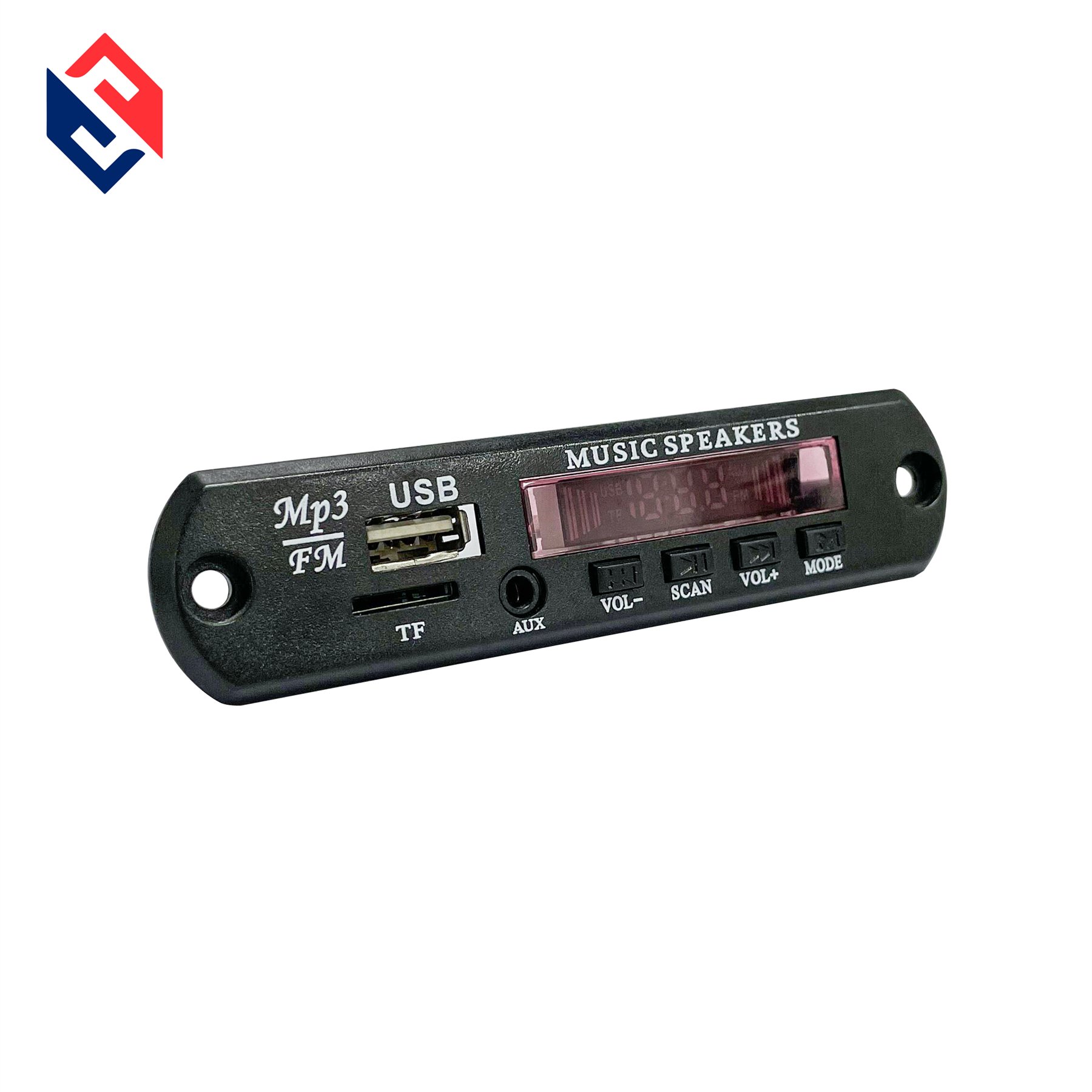 MP3 Radio Player Decoder Module Kit Mini DC5V 12V Black Portable Speaker Tf Card Speaker with Sd Card Car MP3 Blue Tooth Player