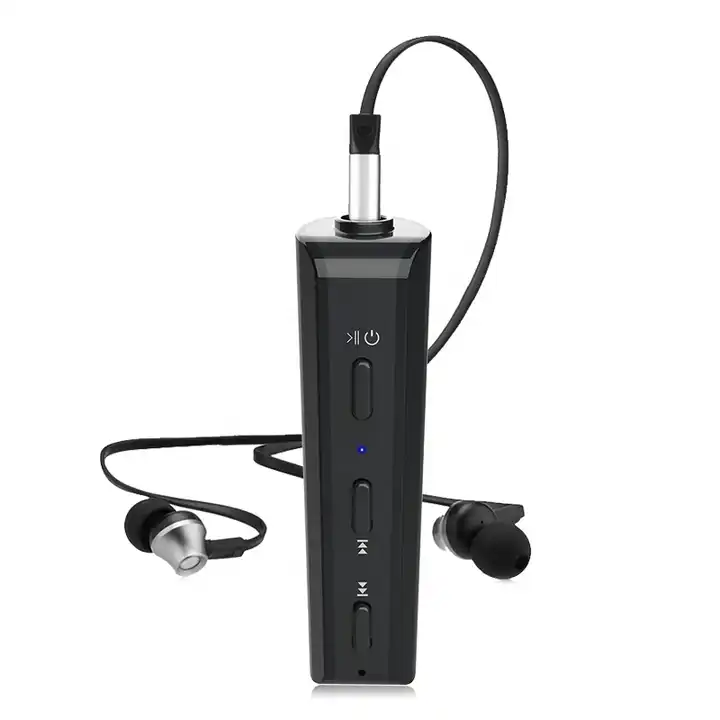True Stereo Wireless Handsfree Car Kit Wireless Car Aux Audio Transmitter Wireless Stereo Music Adapter