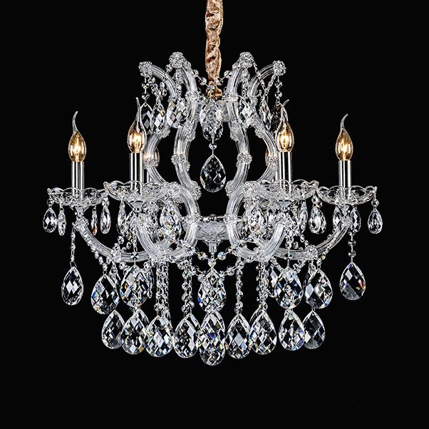 K9 Crystal Table Lamp Lighting Modern Luxury Hotel Wedding Decoration Vertical Floor Lamp Modern Maria Theresa Chrome Villa Lamp